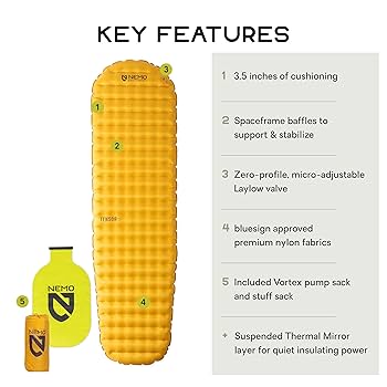 NEMO Equipment Tensor Trail Ultralight Insulated Sleeping